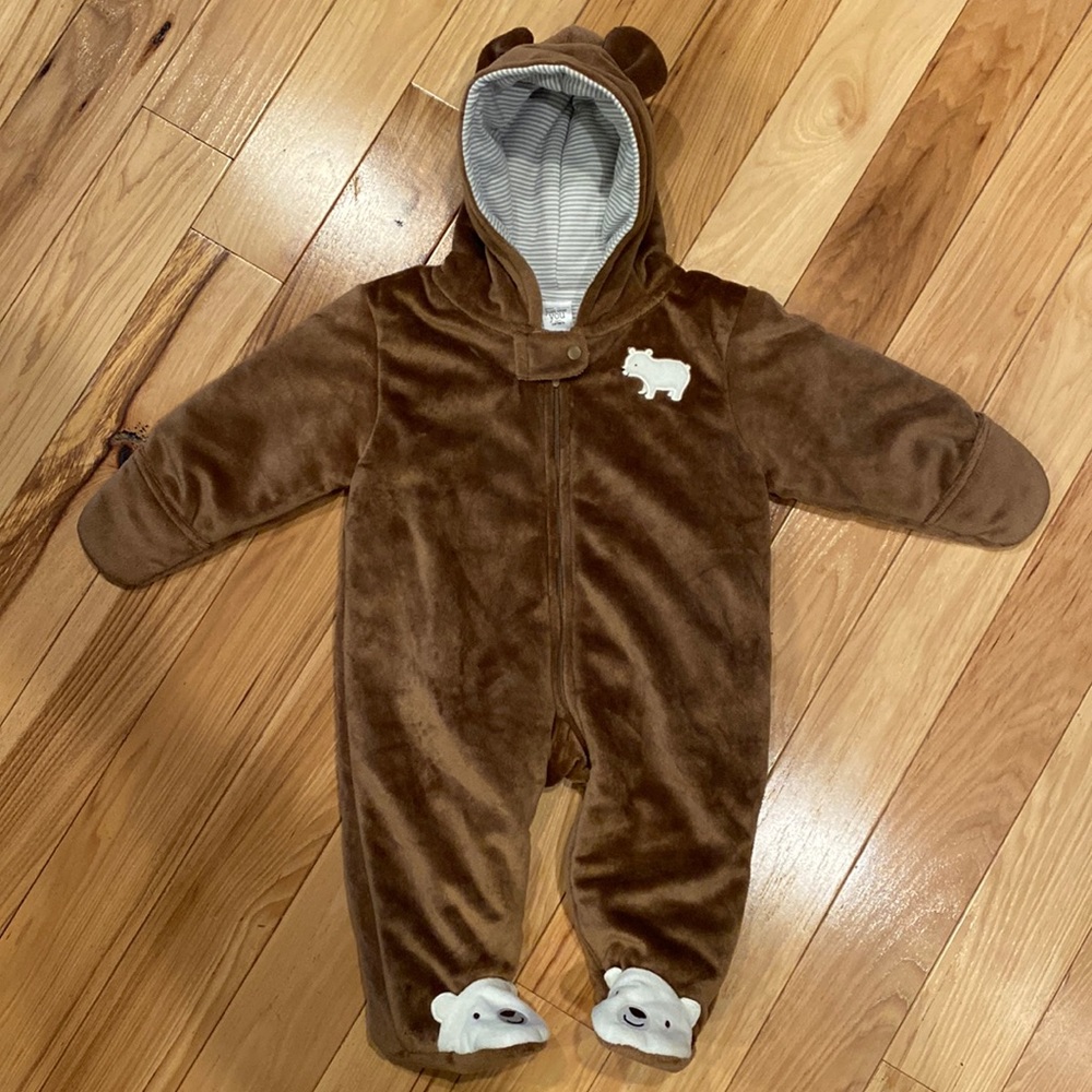 Carters bear bunting. 6 months.
